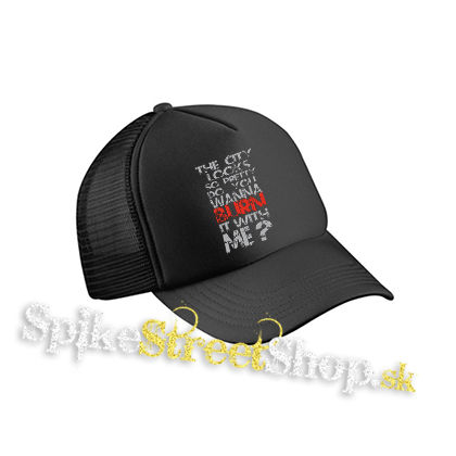HOLLYWOOD UNDEAD - City - čierna sieťkovaná šiltovka model "Trucker Cap"