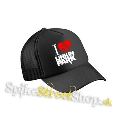 I LOVE LINKIN PARK - čierna sieťkovaná šiltovka model "Trucker Cap"