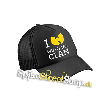I LOVE WU TANG - čierna sieťkovaná šiltovka model "Trucker Cap"