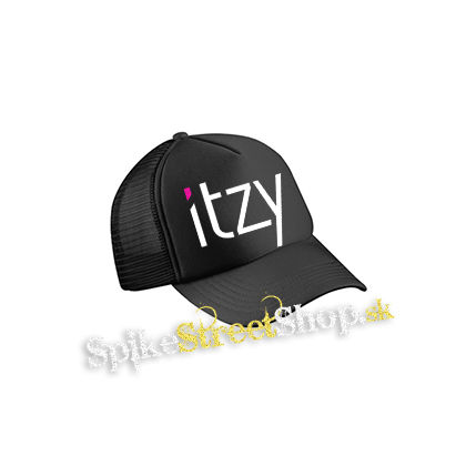 ITZY - Logo - čierna sieťkovaná šiltovka model "Trucker Cap"