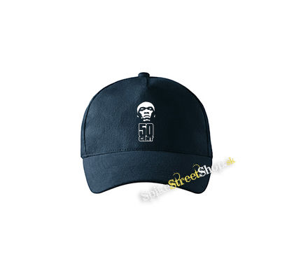 50 CENT - Logo Portrait - tmavomodrá šiltovka