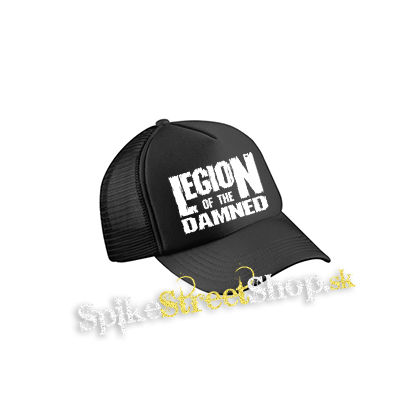 LEGION OF THE DAMNED - Logo - čierna sieťkovaná šiltovka model "Trucker Cap"