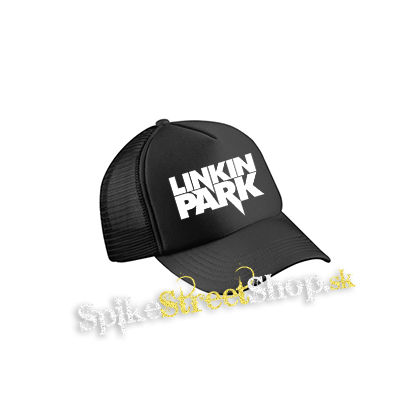 LINKIN PARK - Logo Simple - čierna sieťkovaná šiltovka model "Trucker Cap"