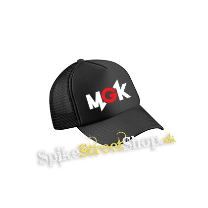 MACHINE GUN KELLY  - Logo Crest - čierna sieťkovaná šiltovka model "Trucker Cap"
