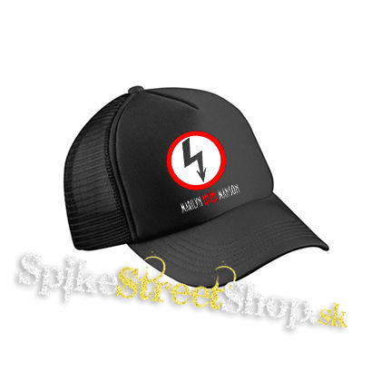 MARILYN MANSON - čierna sieťkovaná šiltovka model "Trucker Cap"
