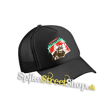METALLICA - Monster Jump Color - čierna sieťkovaná šiltovka model "Trucker Cap"