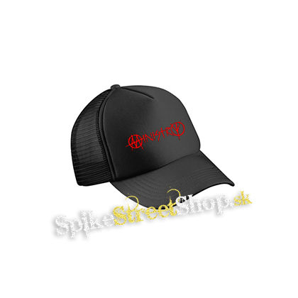 MINISTRY - Logo Red - čierna sieťkovaná šiltovka model "Trucker Cap"