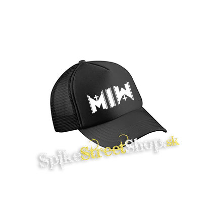 MOTIONLESS IN WHITE - Cemetery Logo - čierna sieťkovaná šiltovka model "Trucker Cap"