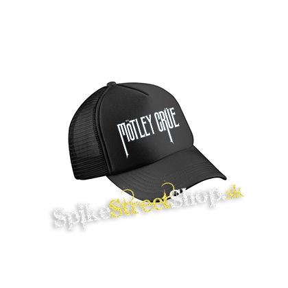 MOTLEY CRUE - Theatre Of Pain Logo - čierna sieťkovaná šiltovka model "Trucker Cap"
