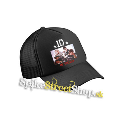 ONE DIRECTION - Star - čierna sieťkovaná šiltovka model "Trucker Cap"