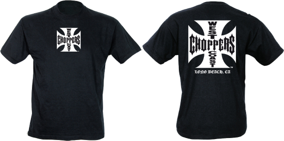 WEST COAST CHOPPERS - Iron Cross Black - tričko pánske