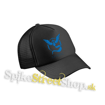 POKEMON - Mystic - čierna sieťkovaná šiltovka model "Trucker Cap"