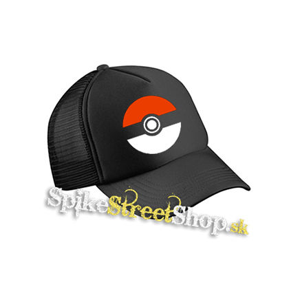 POKEMON - Symbol - čierna sieťkovaná šiltovka model "Trucker Cap"
