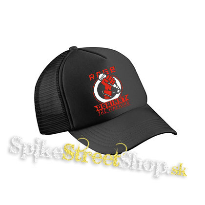 RAGE AGAINST THE MACHINE - Revolution - čierna sieťkovaná šiltovka model "Trucker Cap"