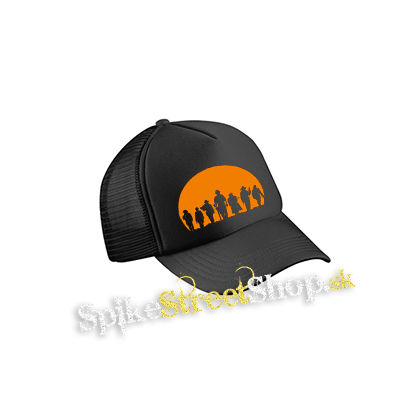 RED DEAD REDEMPTION - Silhouettes Sunset - čierna sieťkovaná šiltovka model "Trucker Cap"