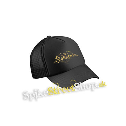 SABATON - Eagle - čierna sieťkovaná šiltovka model "Trucker Cap"