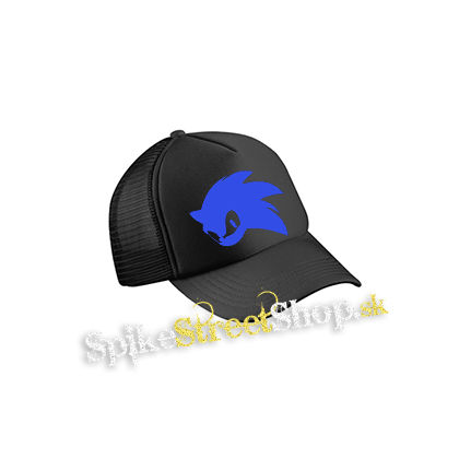 SONIC THE HEDGEHOG - Face - čierna sieťkovaná šiltovka model "Trucker Cap"