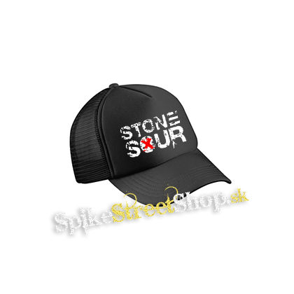 STONE SOUR - Logo - čierna sieťkovaná šiltovka model "Trucker Cap"