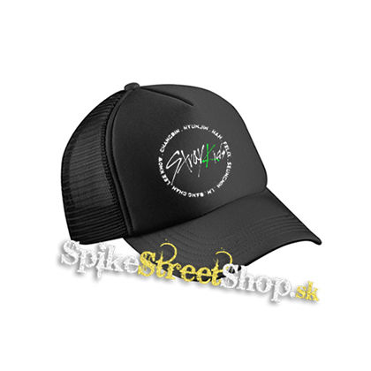 STRAY KIDS - Oddinary Circle Names - čierna sieťkovaná šiltovka model "Trucker Cap"