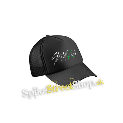 STRAY KIDS - Oddinary Green Logo - čierna sieťkovaná šiltovka model "Trucker Cap"