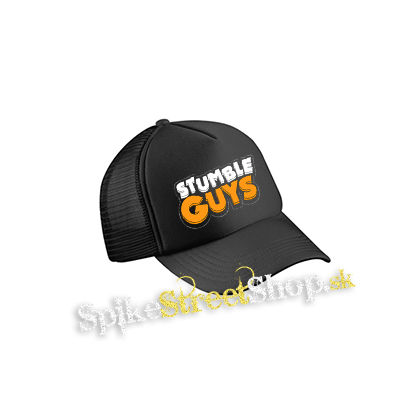 STUMBLE GUYS - Logo - čierna sieťkovaná šiltovka model "Trucker Cap"