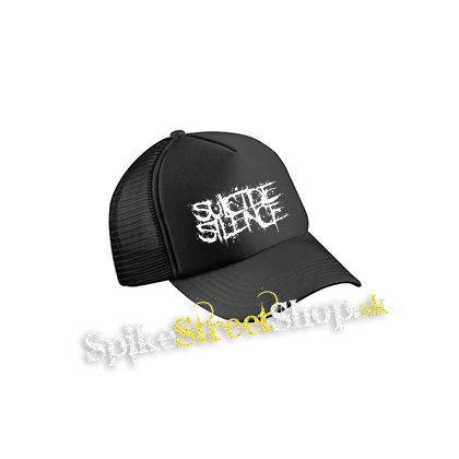 SUICIDE SILENCE - Logo - čierna sieťkovaná šiltovka model "Trucker Cap"