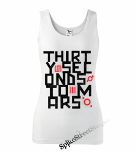 30 SECONDS TO MARS - Anthem - Ladies Vest Top - biele
