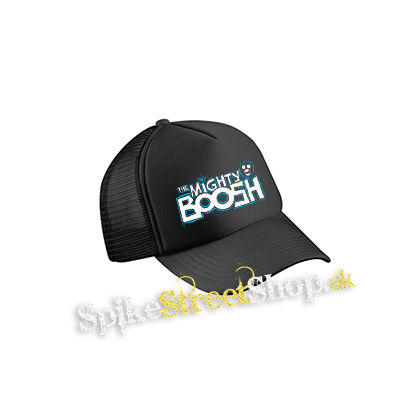 THE MIGHTY BOOSH - čierna sieťkovaná šiltovka model "Trucker Cap"