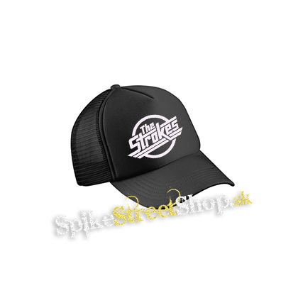 THE STROKES - Logo Band - čierna sieťkovaná šiltovka model "Trucker Cap"