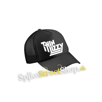 THIN LIZZY - Logo - čierna sieťkovaná šiltovka model "Trucker Cap"
