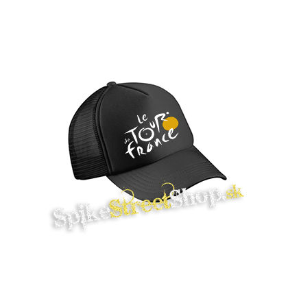 TOUR DE FRANCE - čierna sieťkovaná šiltovka model "Trucker Cap"