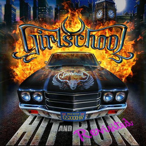 Fotonášivka GIRLSCHOOL - Hit And Run - Revisited