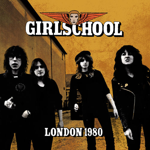 Fotonášivka GIRLSCHOOL - London 1980