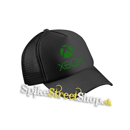XBOX - Logo Motive 1 - čierna sieťkovaná šiltovka model "Trucker Cap"