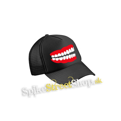 ZUBY - čierna sieťkovaná šiltovka model "Trucker Cap"