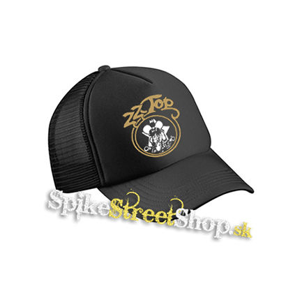 ZZTOP - Gold Man - čierna sieťkovaná šiltovka model "Trucker Cap"