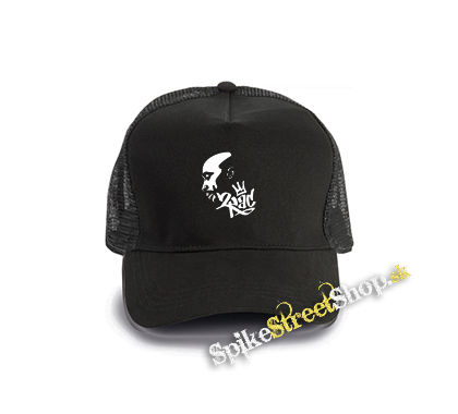 2 PAC - Portrait New - čierna bavlnená sieťkovaná šiltovka model "Trucker Cap"