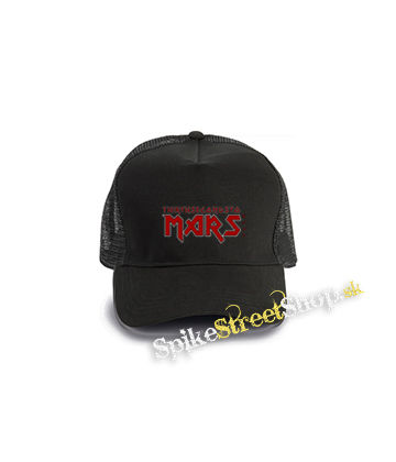30 SECONDS TO MARS - Iron Maiden Logo - čierna bavlnená sieťkovaná šiltovka model "Trucker Cap"