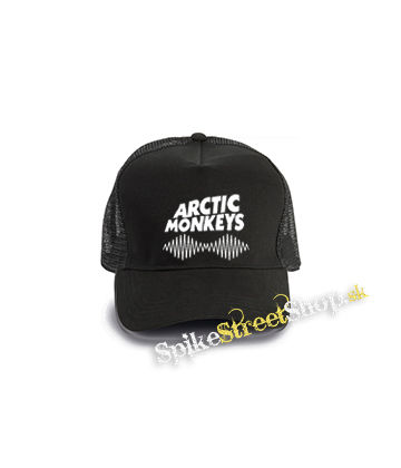 ARCTIC MONKEYS - Logo - čierna bavlnená sieťkovaná šiltovka model "Trucker Cap"