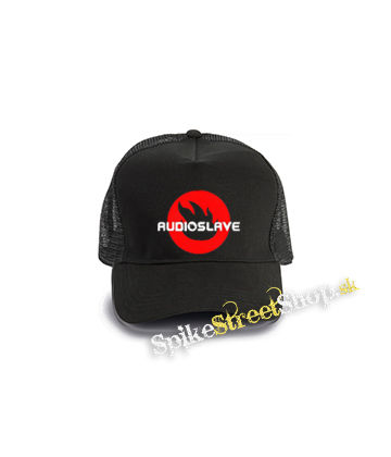 AUDIOSLAVE - Crest - čierna bavlnená sieťkovaná šiltovka model "Trucker Cap"