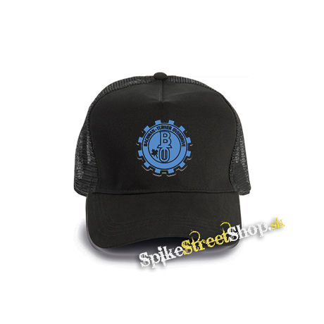 BACHMAN-TURNER OVERDRIVE - Logo - čierna bavlnená sieťkovaná šiltovka model "Trucker Cap"