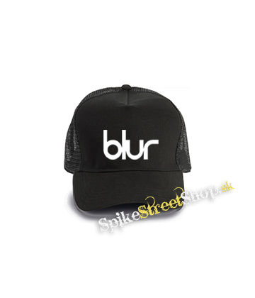 BLUR - Logo - čierna bavlnená sieťkovaná šiltovka model "Trucker Cap"