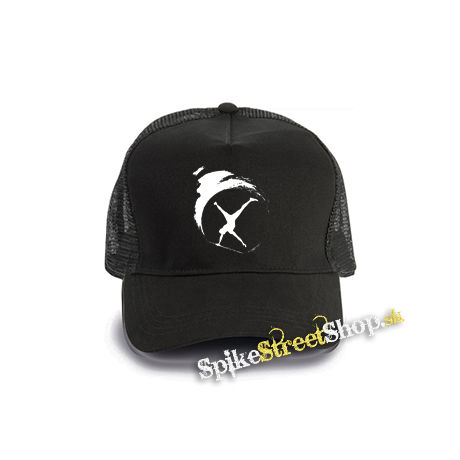 CALISTATIC - čierna bavlnená sieťkovaná šiltovka model "Trucker Cap"