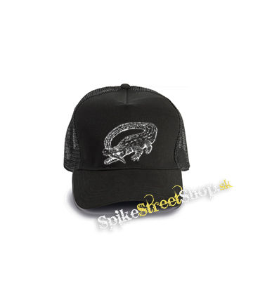 CATFISH - čierna bavlnená sieťkovaná šiltovka model "Trucker Cap"