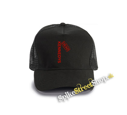 DEAD KENNEDYS - Red Logo 2 - čierna bavlnená sieťkovaná šiltovka model "Trucker Cap"