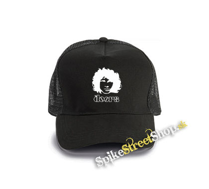 DOORS - JIM MORRISON PORTRAIT Motive 1 - čierna bavlnená sieťkovaná šiltovka model "Trucker Cap"
