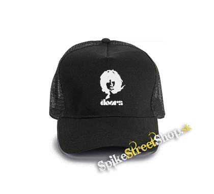 DOORS - JIM MORRISON PORTRAIT Motive 2 - čierna bavlnená sieťkovaná šiltovka model "Trucker Cap"