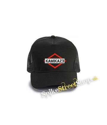 EMINEM - Kamikaze - čierna bavlnená sieťkovaná šiltovka model "Trucker Cap"