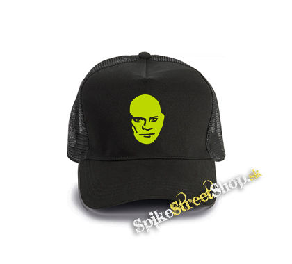 FANTOMAS - čierna bavlnená sieťkovaná šiltovka model "Trucker Cap"