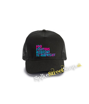 FOO FIGHTERS - Medicine At Midnight - čierna bavlnená sieťkovaná šiltovka model "Trucker Cap"